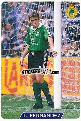 Figurina Luis Fer - Las Fichas De La Liga 1995-1996 - Mundicromo