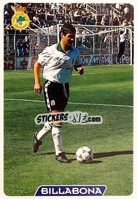 Sticker Billabona - Las Fichas De La Liga 1995-1996 - Mundicromo