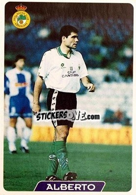 Sticker Alberto - Las Fichas De La Liga 1995-1996 - Mundicromo