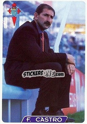 Sticker F. Castro - Las Fichas De La Liga 1995-1996 n. 218a - Mundicromo