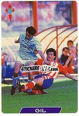 Sticker Gil - Las Fichas De La Liga 1995-1996 - Mundicromo