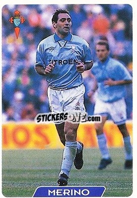 Cromo Merino - Las Fichas De La Liga 1995-1996 - Mundicromo