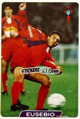 Cromo Eusebio - Las Fichas De La Liga 1995-1996 - Mundicromo