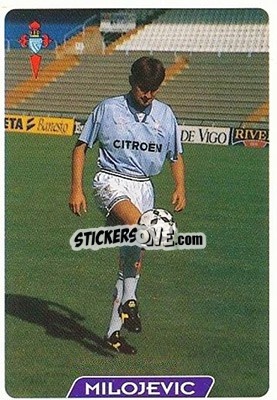 Cromo Milojevic - Las Fichas De La Liga 1995-1996 - Mundicromo