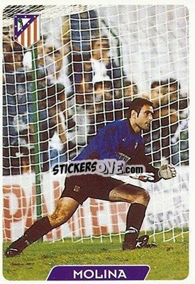 Cromo Molina - Las Fichas De La Liga 1995-1996 - Mundicromo