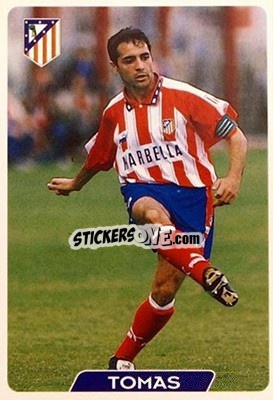 Figurina Tomas - Las Fichas De La Liga 1995-1996 - Mundicromo