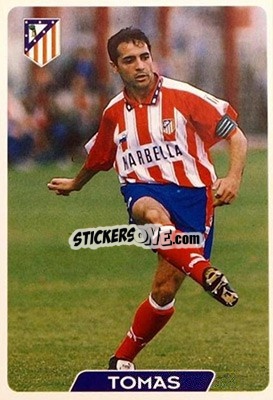 Sticker Tomas - Las Fichas De La Liga 1995-1996 - Mundicromo