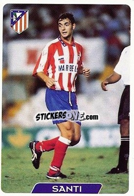 Cromo Santi - Las Fichas De La Liga 1995-1996 - Mundicromo