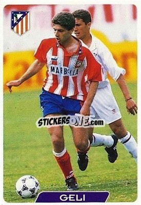 Cromo Geli - Las Fichas De La Liga 1995-1996 - Mundicromo