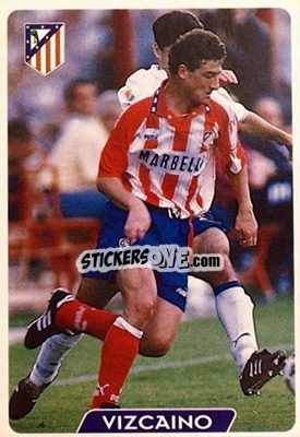 Figurina Vizcaino - Las Fichas De La Liga 1995-1996 - Mundicromo
