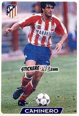 Sticker Caminero - Las Fichas De La Liga 1995-1996 - Mundicromo