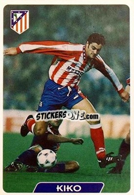 Cromo Kiko - Las Fichas De La Liga 1995-1996 - Mundicromo