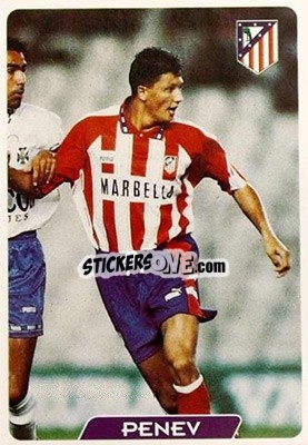 Sticker Penev - Las Fichas De La Liga 1995-1996 - Mundicromo