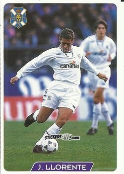 Figurina Julio Llorente Gento - Las Fichas De La Liga 1995-1996 n. 261 - Mundicromo