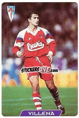 Sticker Villena - Las Fichas De La Liga 1995-1996 - Mundicromo