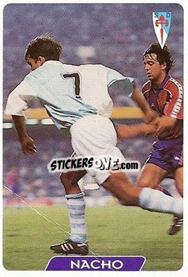Sticker Nacho - Las Fichas De La Liga 1995-1996 - Mundicromo