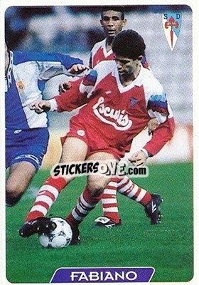 Sticker Fabiano - Las Fichas De La Liga 1995-1996 - Mundicromo
