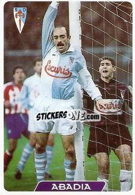 Cromo Abadia - Las Fichas De La Liga 1995-1996 - Mundicromo