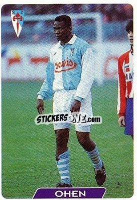 Cromo Ohen - Las Fichas De La Liga 1995-1996 - Mundicromo