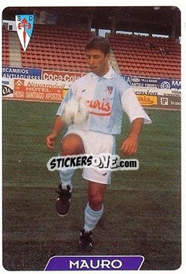 Cromo Mauro - Las Fichas De La Liga 1995-1996 - Mundicromo