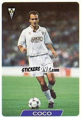 Sticker Coco - Las Fichas De La Liga 1995-1996 - Mundicromo