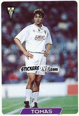 Sticker Tomas - Las Fichas De La Liga 1995-1996 - Mundicromo