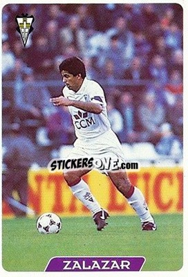 Sticker Zalazar - Las Fichas De La Liga 1995-1996 - Mundicromo