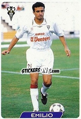 Figurina Emilio - Las Fichas De La Liga 1995-1996 - Mundicromo