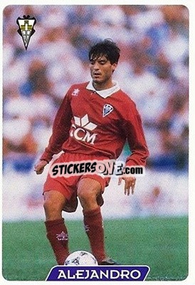 Sticker Alejandro - Las Fichas De La Liga 1995-1996 - Mundicromo