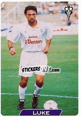 Figurina Luke - Las Fichas De La Liga 1995-1996 - Mundicromo