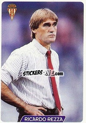 Sticker Rezza MGR - Las Fichas De La Liga 1995-1996 - Mundicromo