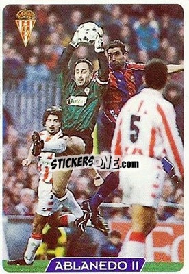 Sticker Ablanedo - Las Fichas De La Liga 1995-1996 - Mundicromo