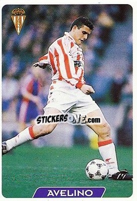 Cromo Avelino - Las Fichas De La Liga 1995-1996 - Mundicromo