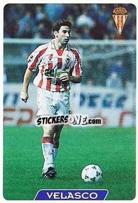 Cromo Velasco - Las Fichas De La Liga 1995-1996 - Mundicromo