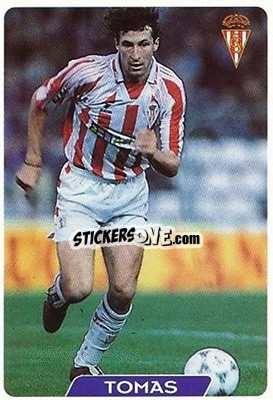 Sticker Tomas - Las Fichas De La Liga 1995-1996 - Mundicromo
