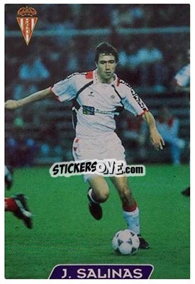 Cromo J.Salinas - Las Fichas De La Liga 1995-1996 - Mundicromo