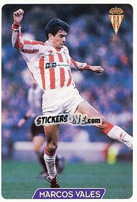 Sticker M. Vales - Las Fichas De La Liga 1995-1996 - Mundicromo