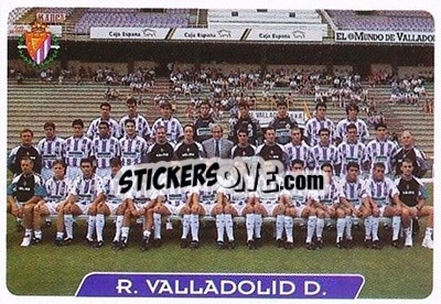 Sticker Team Card - Las Fichas De La Liga 1995-1996 n. 325 - Mundicromo
