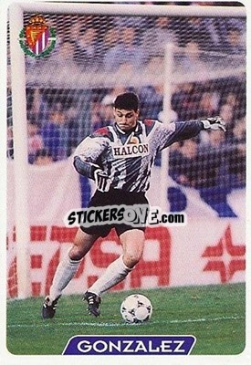 Sticker Gonzalez - Las Fichas De La Liga 1995-1996 n. 327 - Mundicromo