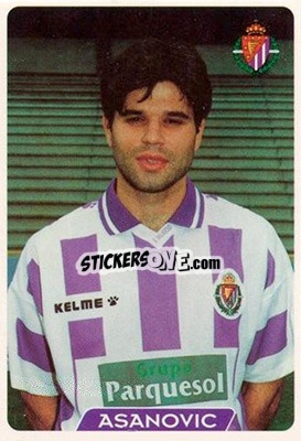 Sticker Asanovic - Las Fichas De La Liga 1995-1996 - Mundicromo