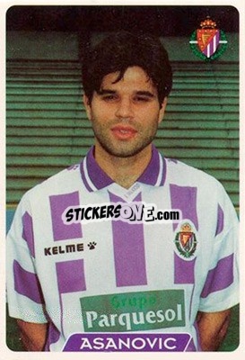 Sticker Asanovic - Las Fichas De La Liga 1995-1996 n. 329 - Mundicromo
