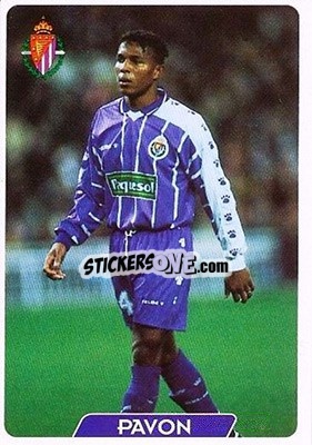 Sticker Pavon - Las Fichas De La Liga 1995-1996 - Mundicromo