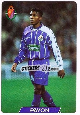 Cromo Pavon - Las Fichas De La Liga 1995-1996 - Mundicromo