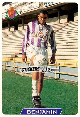 Sticker Benjamin - Las Fichas De La Liga 1995-1996 - Mundicromo
