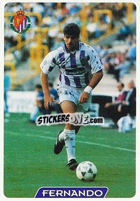 Sticker Fernando - Las Fichas De La Liga 1995-1996 - Mundicromo