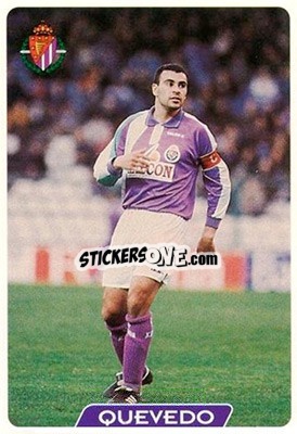 Sticker Quevedo - Las Fichas De La Liga 1995-1996 - Mundicromo