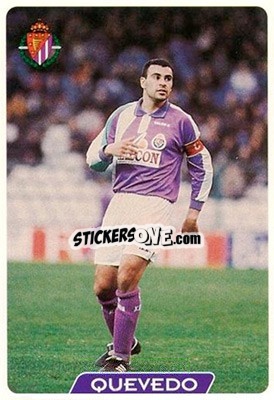 Cromo Quevedo - Las Fichas De La Liga 1995-1996 - Mundicromo