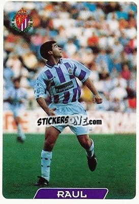 Sticker Raul - Las Fichas De La Liga 1995-1996 n. 342 - Mundicromo
