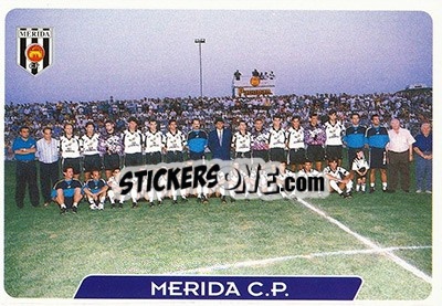 Sticker Team Card - Las Fichas De La Liga 1995-1996 - Mundicromo