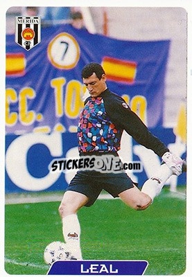Sticker Leal - Las Fichas De La Liga 1995-1996 n. 345 - Mundicromo